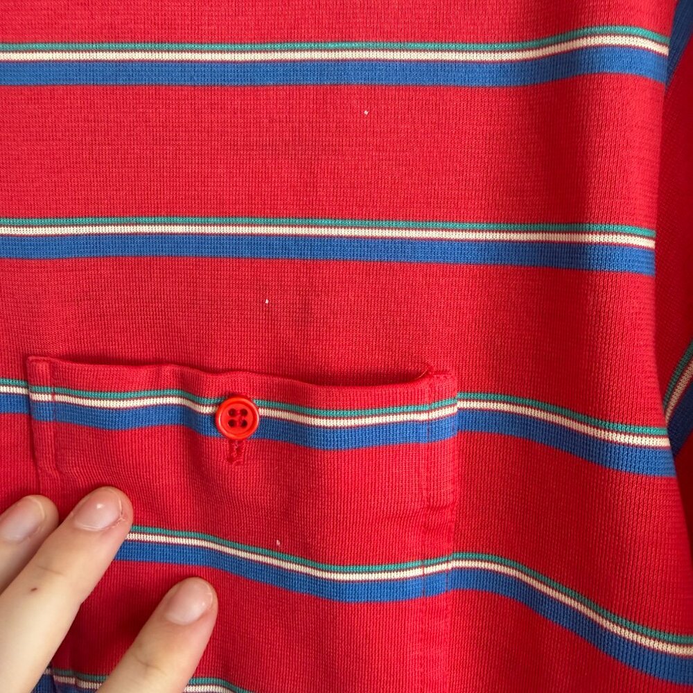 3/$30 🌟 VTG Men's Striped Polo - Picture 5 of 10